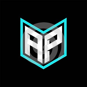 AP initial logo monogram designs modern templates