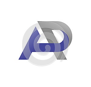 AP letter logo design vector template.