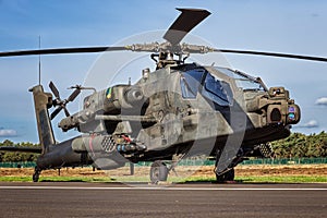 Apache attack helicopter