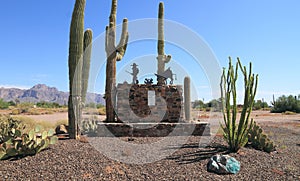 Apache Junction, Arizona: Lost Dutchman Mine Memorial photo