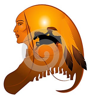 Apache lady