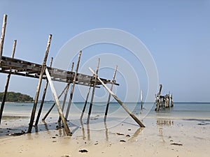 Apache pier on Koh Samet island