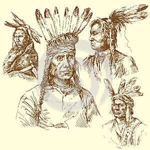 Apache portrait photo