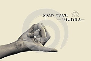 Apan vayu mudra.