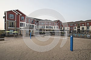 Aparment Complex Volleyball Court