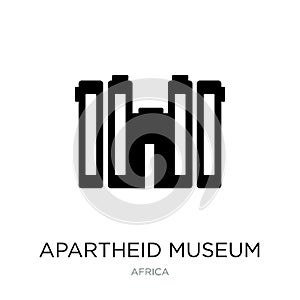 apartheid museum icon in trendy design style. apartheid museum icon isolated on white background. apartheid museum vector icon