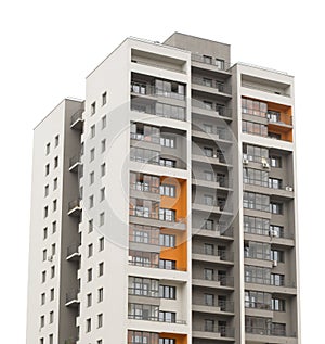 Apartment block building
