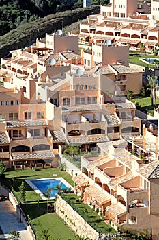 Apartment Block and pool