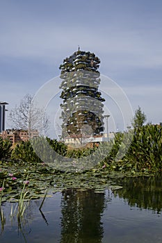 An apartment block at TreeVilla Park in Milan