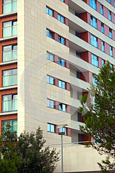 Apartment building exterior - modern house facade