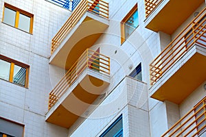 Apartment building exterior - modern house facade