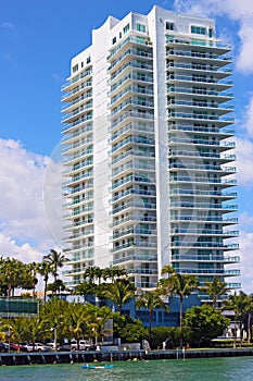 Apartment building at Miami Beach.