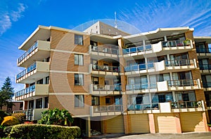 Apartment building at Port Macquarie in Australia.