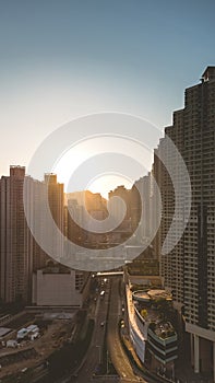 apartment building, residential building tko Hong Kong. 3 March 2022