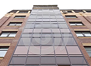 Apartment building windows