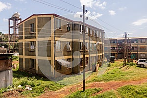 Apartment buildings in Arba Minch, Ethiop