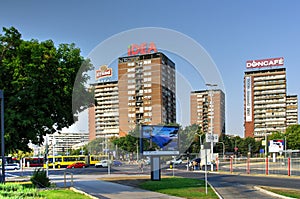 Apartment buildings in Belgrade