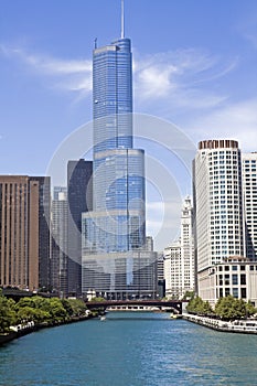 Apartment buildings in Chicago