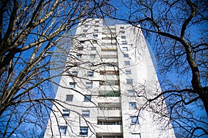 Apartment buildings in a housing estate, Munich