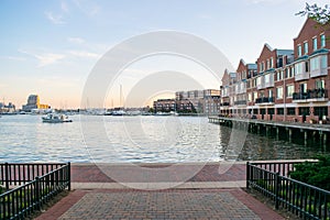 Apartment Buildings in The Inner Harbor Area in Baltimore, Maryl