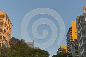 Apartment buildings at Pyrmont in Sydney, Australia. Apartment b