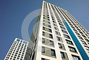 Apartment Complex with Windows