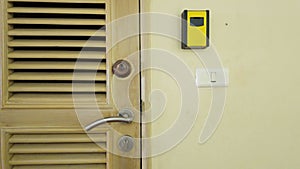Apartment Door Entry: Doorbell and Key Lock
