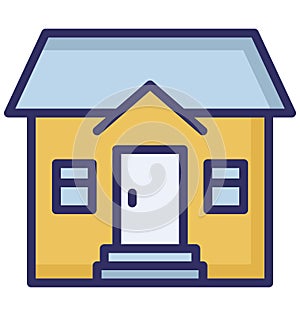 Apartment, family house Isolated Vector Icon which can be easily edit or modified.