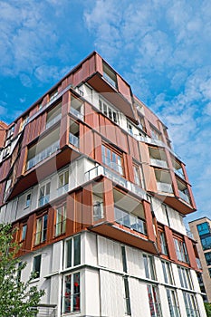 Apartment house in the Hafencity