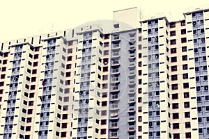 Apartment houses city scape metropolitan