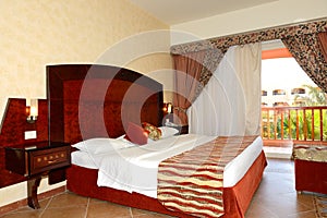 Apartment interior in the luxury hotel