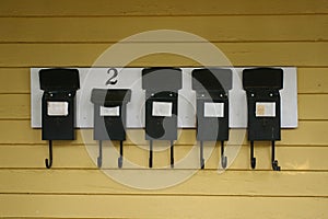 Apartment mailboxes