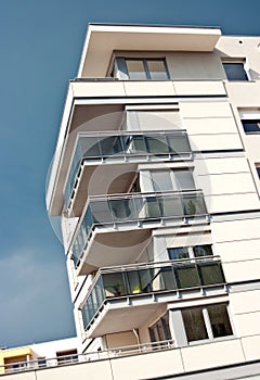 Apartments with balconies photo