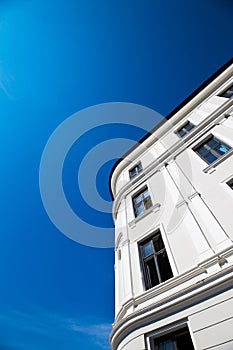 Apartments and blue sky