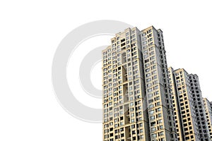 Apartments building isolated