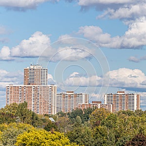 Apartments buildings Toronto view