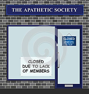 The Apathetic Society closed