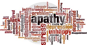 Apathy word cloud