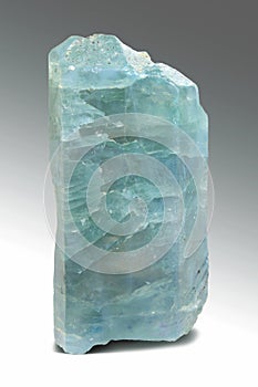 Apatite blue crystal macro - semiprecious stone photo