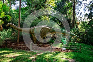 Apatosaurus display model in Perth Zoo