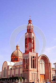Apatzingan cathedral in michoacan, mexico I photo