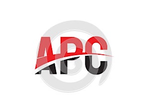 APC Letter Initial Logo Design Vector Illustration