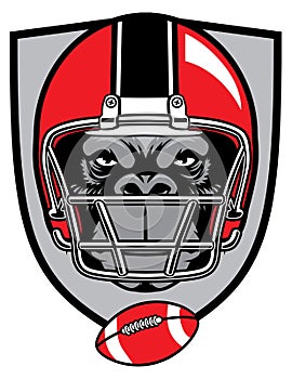 Ape football mascot