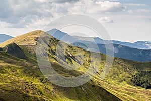 Apennine mountains summer landscape