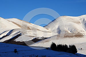 Apennines in winter
