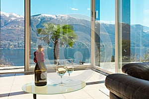 Aperitif on the veranda, interior