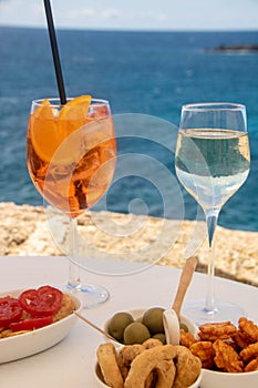 Aperitifs on the walls of Gallipoli