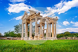 Aphrodisias ancient city in Turkey. photo