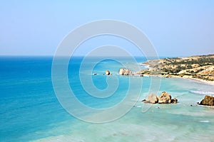 Aphrodite's legendary birthplace in Cyprus.