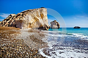 Aphrodite's legendary birthplace in Paphos, Cyprus